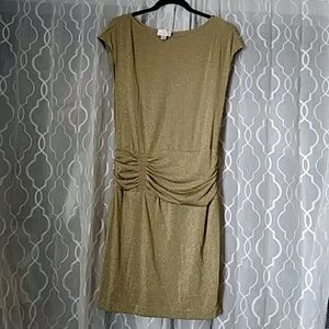 Donna Morgan Gold Party Dress Size 6 Christmas